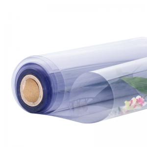 Dodávka továrny Dobrá houževnatost PVC Tepelně smrštitelný plastový skleněný film