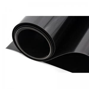 0,15 mm vysoce lesklý ohebný PVC tenký plastový list černý