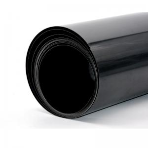 Tuhá černá vysoce nárazuvzdorná barva PS Polystyren HIPS plastová fólie flexibilní 1MM