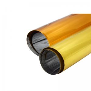 Lesklá zlatá PVC stříbrná plastová fólie 0,6 mm