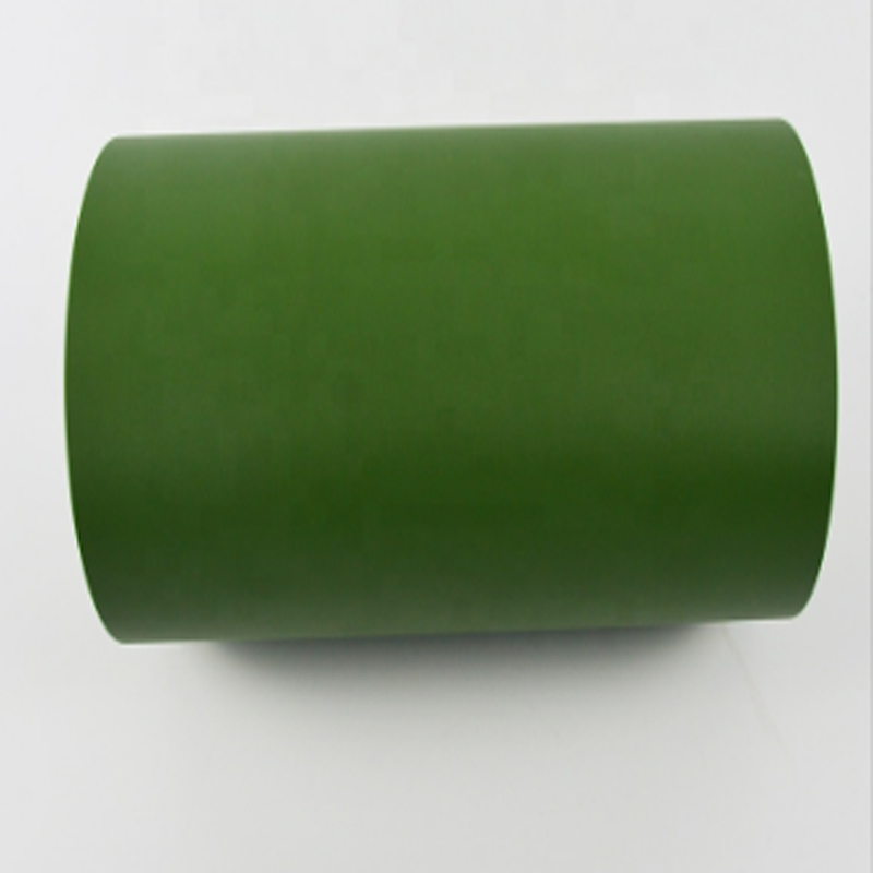 Populární 150 mikronová barevná pevná PVC role pro umělou trávu