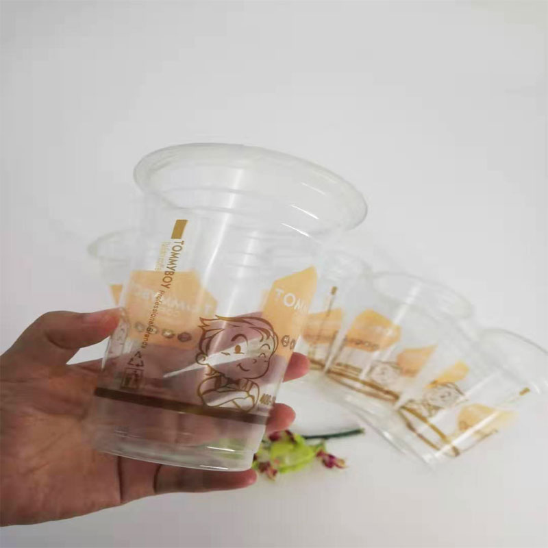 Food Grade 16oz Vlastní plastové jasné PET Blister Cup pro šťávu