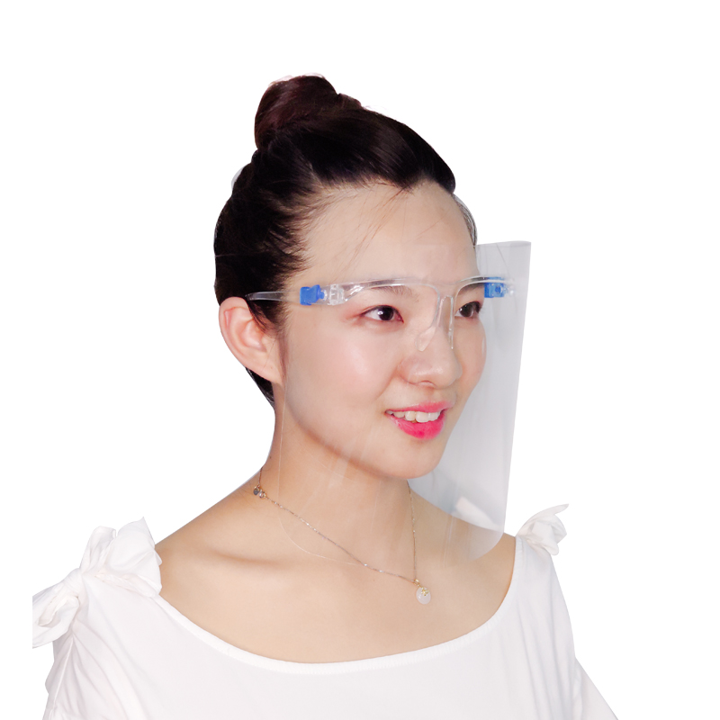 Transparentní plastový chránič Brýle na ochranu obličeje s celoobličejovou ochranou