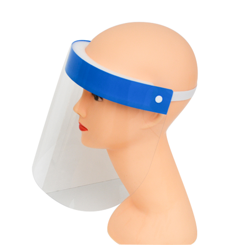 0.35mm Disposable Anti-mlha Anti Splash Protect Full Face Shield Elastic Band