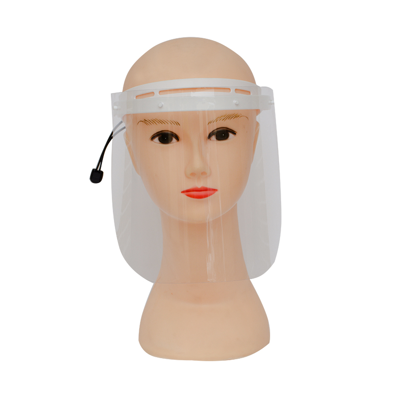 Průhledný nastavitelný bezpečnostní plastový protiprachový ochranný štít na oči