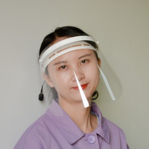 EN166 Vánoce Zimní bezpečnostní ochrana proti prosakování mlhy na obličej Transparentní čelní štít Dental